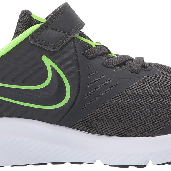 NEW! Nike Kid's Star Runner 2 PSV Anthracite/Electric Green Shoes BIG KID 3Y - Picture 7 of 8